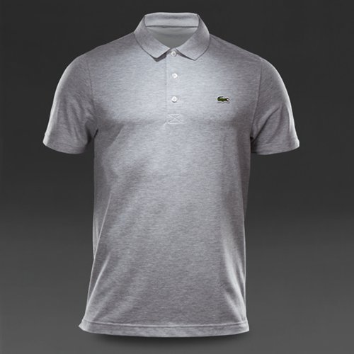 Lacoste L2130 Short Sleeve Polo Silver Chine for Men
